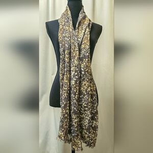 Tommy Bahama Cotton Leaf Print Scarf